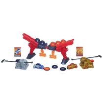 Conjunto de Batalha Beyblade Beywarriors Beyraiderz Portal de Fogo - Hasbro