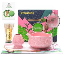 Conjunto de batedeiras TEANAGOO Matcha Ceramic Pink 510 ml Conjunto de batedeiras TEANAGOO Matcha Ceramic Pink 510 ml