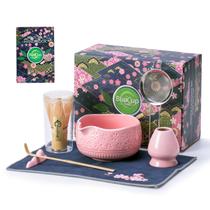 Conjunto de batedores Matcha Buucup Ceramic Matcha Bowl 530 ml 7 unidades rosa Conjunto de batedores Matcha Buucup Ceramic Matcha Bowl 530 ml 7 unidades rosa