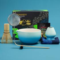 Conjunto de batedores Matcha TEANAGOO Blue com tigela de 510 mL, batedor e colher