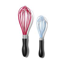 Conjunto de batedores OXO Good Grips de silicone, 2 peças, 22,8 cm e 28 cm Conjunto de batedores OXO Good Grips de silicone, 2 peças, 22,8 cm e 28 cm