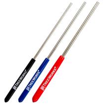 Conjunto de batedores triangulares TreeWorks Chimes em aço inoxidável, 3 peças