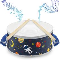 Conjunto de bateria Boao Kids para criança de 8 polegadas com alça e 4 baquetas