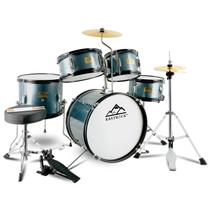 Conjunto de bateria EASTROCK Kids de 5 peças, 16 para 7 a 12 anos, com acessórios