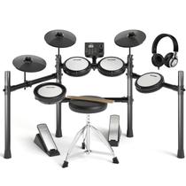 Conjunto de bateria elétrica AODSK AED-403 com almofadas de malha, 195 sons