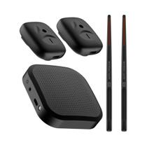 Conjunto De Bateria Eletrônica Portátil Com Baquetas E Pedais Para Iniciantes, Crianças E Adultos