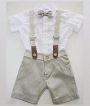 Conjunto de batizado masculino