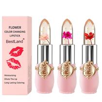 Conjunto de Batons BestLand 3 Peças Flower Jelly com Mudança de Cor