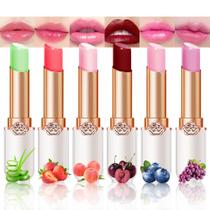 Conjunto de batons BINGBRUSH Fruit Color Changing, de longa duração, 6 unidades Conjunto de batons BINGBRUSH Fruit Color Changing, de longa duração, 6 unidades