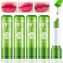 Conjunto de batons BKPPLZP Aloe Vera, hidratante de longa duração x5