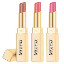 Conjunto de batons MAKI YIKA Moisture Brown Nude Pink para mulheres Conjunto de batons MAKI YIKA Moisture Brown Nude Pink para mulheres