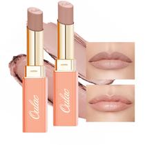 Conjunto de batons Oulac Beige Nude Satin com ácido hialurônico 4mLx2