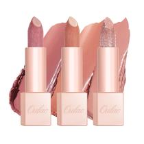 Conjunto de batons Oulac Moisture Shine Infinity 3 peças com óleo de rosa damasco Conjunto de batons Oulac Moisture Shine Infinity 3 peças com óleo de rosa damasco