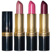 Conjunto de batons Revlon Super Lustrous High Impact, pacote com 3