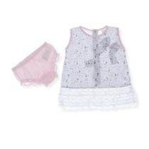 Conjunto de Bebê Menina Otolina Vestido C/ Calcinha Coelha Conjunto de Bebê Menina Otolina Vestido C/ Calcinha Coelha