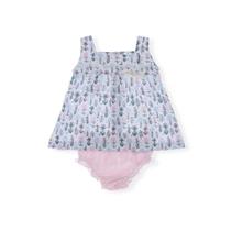 Conjunto de Bebê Menina Otolina Vestido C/ Calcinha Folhas Rosa Conjunto de Bebê Menina Otolina Vestido C/ Calcinha Folhas Rosa