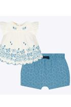 Conjunto de bebe milon menina bata e short bordado Conjunto de bebe milon menina bata e short bordado