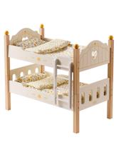 Conjunto de beliches para bonecas ROBUD Toys Wooden Play Baby com escadas de 18 polegadas