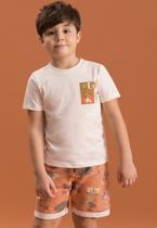Conjunto de Bermuda Menino Infantil Bugbee