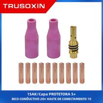 Conjunto De Bico Cerâmico De 13 Unidades Para Tocha De Soldagem MIG 15AK 06 08 10 12mm Suporte De