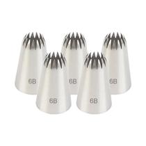 Conjunto De Bicos De Aço Inoxidável Para Decoração De Bolos, 5 Peças Para Creme De Confeitar, Conjunto De Bicos De Aço Inoxidável Para Decoração De Bolos, 5 Peças Para Creme De Confeitar,