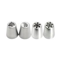 Conjunto De Bicos De Confeitar 4 Peças Para Decoração De Bolos, Ferramentas De Confeitaria, Bicos De Conjunto De Bicos De Confeitar 4 Peças Para Decoração De Bolos, Ferramentas De Confeitaria, Bicos De
