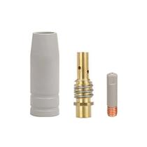 Conjunto De Bicos De Proteção Com Revestimento 15Ak 08 10 12mm Suporte Para Bico De Soldagem MIG MAG