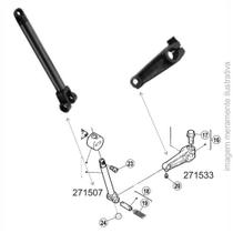 Conjunto de biela com o suporte looper superior da overlock série ex, mx 3000-5000 - 271533, 271507