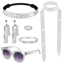 Conjunto de Bijuterias Nobgum - Acessórios Disco anos 70 para Mulheres
