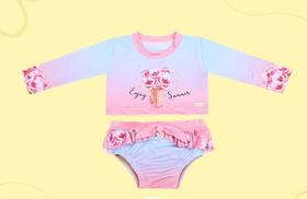 Conjunto de biquine com tecnologia UV 50+