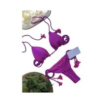 Conjunto De Biquíni Ajustável Para Mulheres, Sexy, Sólido, Moda De Praia Verão 2023