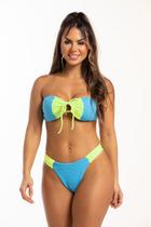 Conjunto de Biquíni com amarraçao frontal e calcinha fio comfy Conjunto de Biquíni com amarraçao frontal e calcinha fio comfy