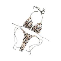 Conjunto De Biquíni Com Estampa De Leopardo, 2 Peças, Sexy, Com Tanga, Moda Praia Feminina Conjunto De Biquíni Com Estampa De Leopardo, 2 Peças, Sexy, Com Tanga, Moda Praia Feminina