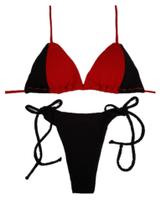 Conjunto de biquini cortininha com bojo Conjunto de biquini cortininha com bojo