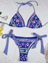 Conjunto de Biquíni Cortininha Moda Praia Conjunto de Biquíni Cortininha Moda Praia