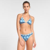 Conjunto de Biquíni Cortininha Phra Yai Stephanie Riple Lateral Empina Bumbum