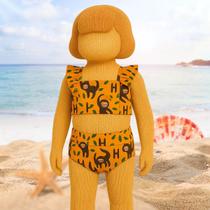 Conjunto de Biquíni e Tanga Infantil Babado Tropicais Moda Praia Gritty 71 Conjunto de Biquíni e Tanga Infantil Babado Tropicais Moda Praia Gritty 71