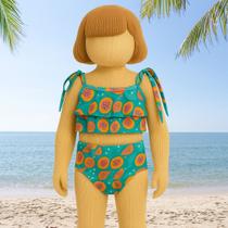 Conjunto de Biquíni e Tanga Juvenil Estampa Tropicais Moda Praia Gritty 46 Conjunto de Biquíni e Tanga Juvenil Estampa Tropicais Moda Praia Gritty 46