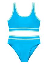 Conjunto de biquíni ESHOO Girls, roupa de banho ajustável com alça dupla 9-15Y