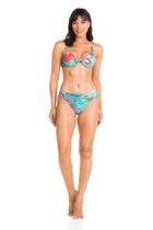 Conjunto de biquíni estampado la playa- 41023