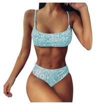 Conjunto de biquíni feminino bandeau bandagem push-up trajes de banho brasileiros maiô