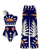 Conjunto de biquíni feminino SOLY HUX de 3 peças com capa Conjunto de biquíni feminino SOLY HUX de 3 peças com capa