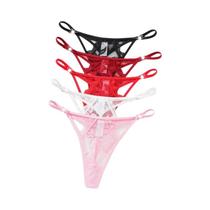 Conjunto De Biquíni G-string Feminino De Cintura Baixa Multicolorido 5 Peças Lingerie Sexy Conjunto De Biquíni G-string Feminino De Cintura Baixa Multicolorido 5 Peças Lingerie Sexy