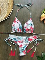 Conjunto De Biquíni Halter Com Estampa Sexy Para Mulheres 2024 RUOTONSEPT Moda Praia Brasileira