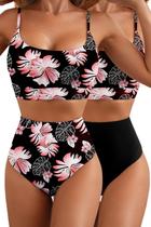 Conjunto de biquíni Herseas 2025 Summer para mulheres preto GG Conjunto de biquíni Herseas 2025 Summer para mulheres preto GG