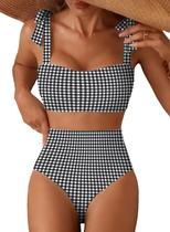 Conjunto de Biquíni Herseas com Cintura Alta e Controle de Barriga Conjunto de Biquíni Herseas com Cintura Alta e Controle de Barriga