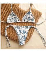 Conjunto de Biquini marquinha de lacinho azul Conjunto de Biquini marquinha de lacinho azul