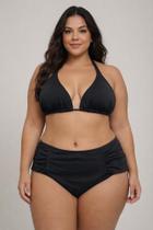 Conjunto De Biquini Plus Size Cortinão Tanga Alta Bombom Conjunto De Biquini Plus Size Cortinão Tanga Alta Bombom