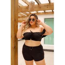 Conjunto De Biquíni Plus Size Short C/ Ajuste CCP