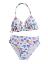 Conjunto de biquíni RoseSeek Girl's Graphic Starfish Swimsuit 11Y Conjunto de biquíni RoseSeek Girl's Graphic Starfish Swimsuit 11Y
